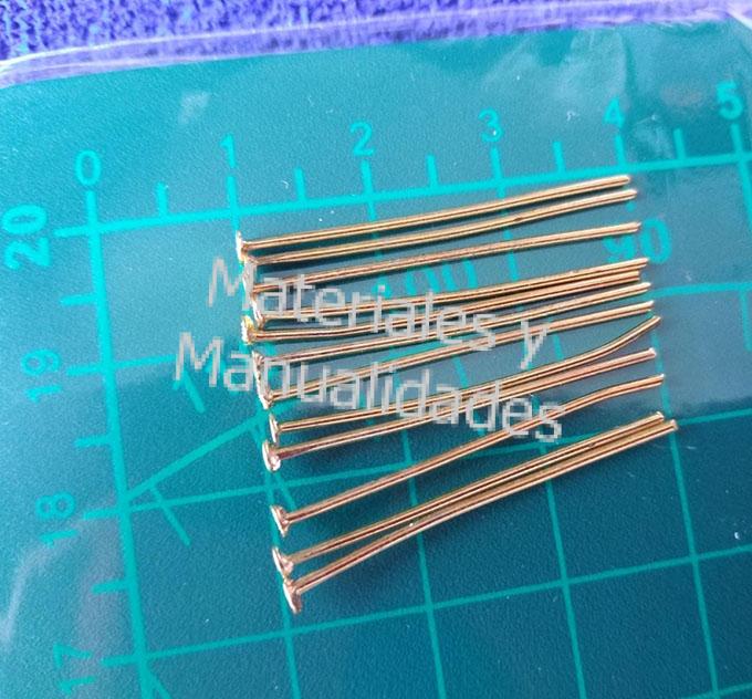 alfiler tradicional para aretes colgantes y manualidades alambrismo