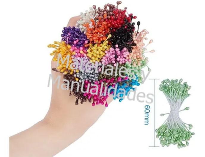 Pistilos para Floristería en manualidades bricolage y Pastillaje de flores 