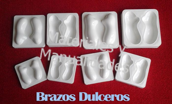 Molde para foamy brazos dulceros