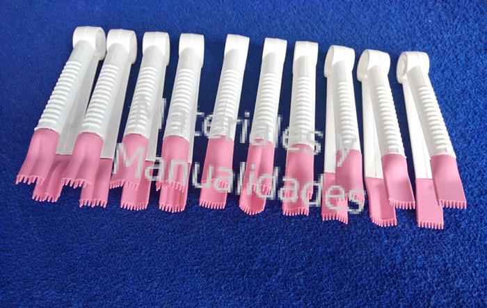 Pellizcadores Medianos Crimpers Plásticos para Texturizar porcelanicrón pasta de goma