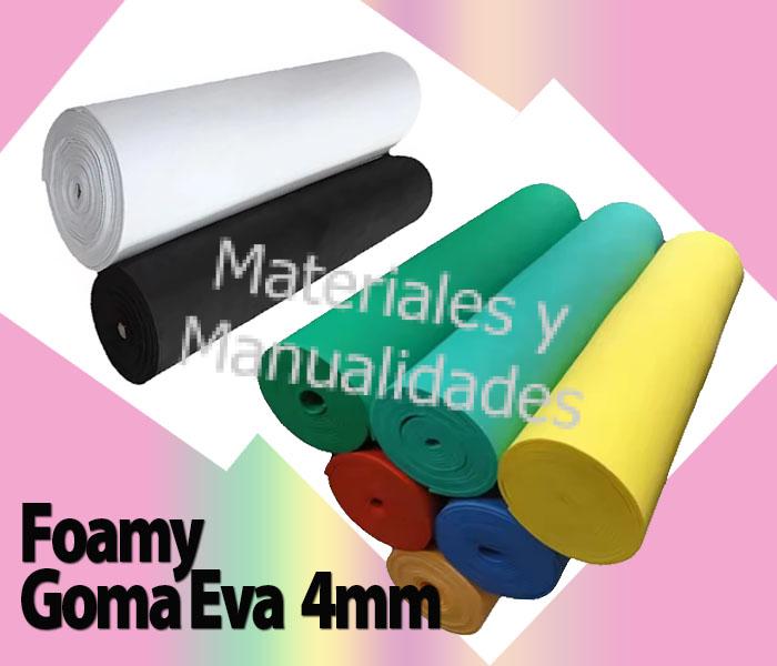 Goma eva Foamy de 4mm para bordar multipróposito