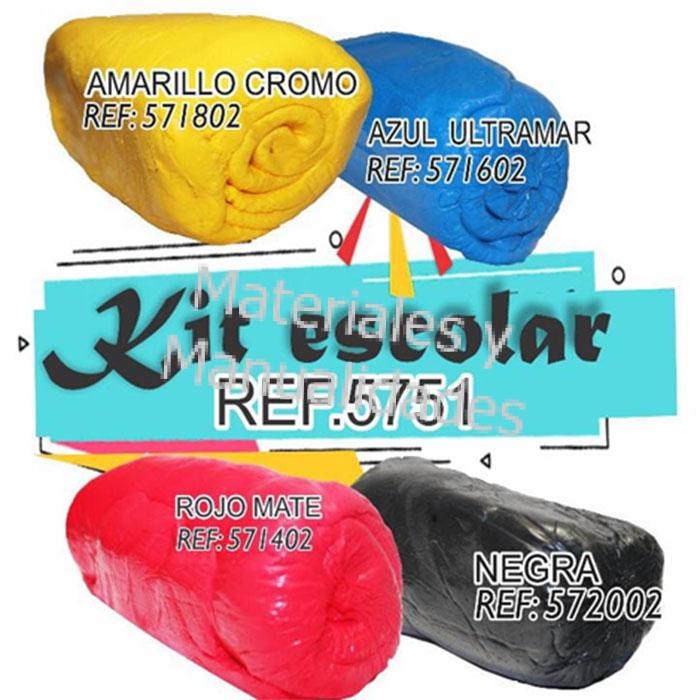 Set masas kit 4 masas total 500 gramos pequeñas para Manualidades