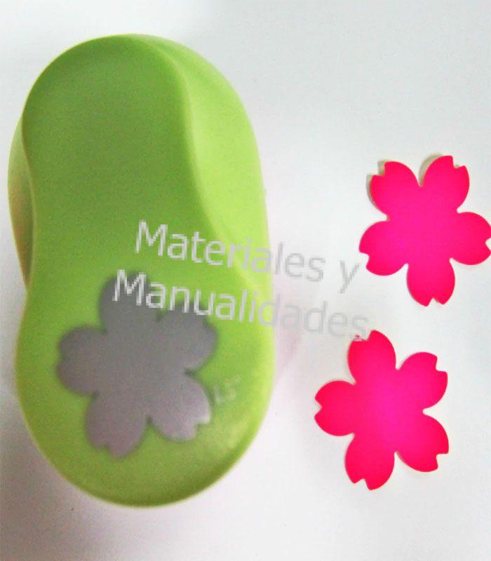 Perforadora  troquel para goma eva fomi Flor de Cerezo sakura  Floresilla 5 pétalos 