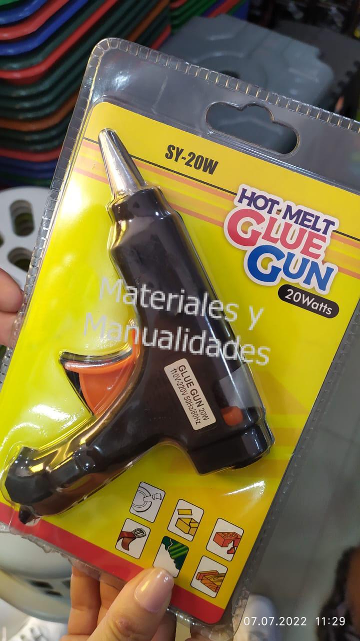 Pistola electrica grande para aplicar silicona barra gruesa