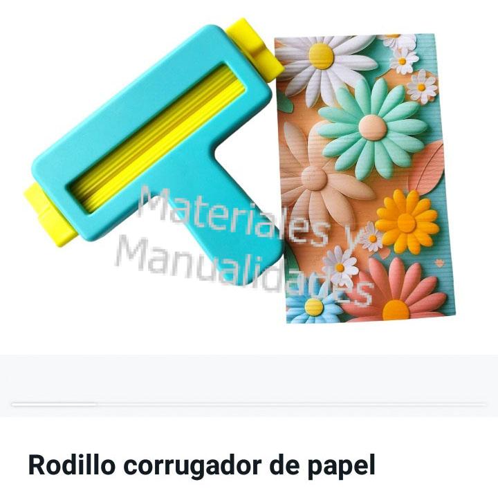 Troquel prensador Corrugadora de Líneas grabador goma eva Fomy Aluminio Para decoración de Scrapbooking, Papel, pergamino tarjeteria española