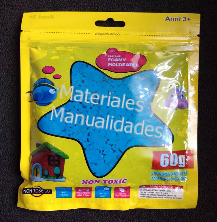 PASTA DE FOAMY MOLDEABLE PARA MANUALIDADES GOMA EVA, MATERIALES PARA