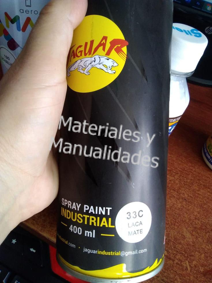 Pintura en aerosol mate para manualidades