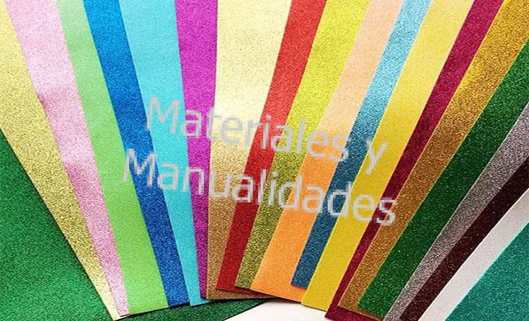 goma eva escarchado por media pieza