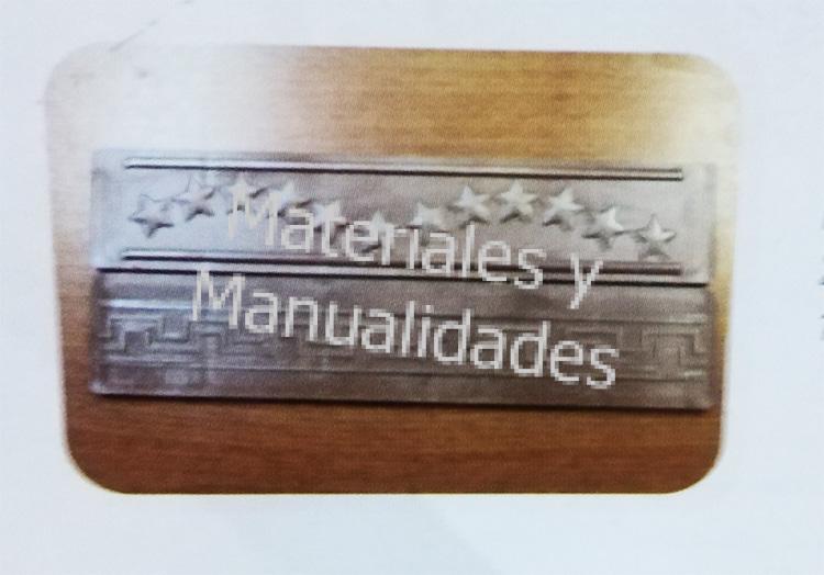 Plantilla plasticas Cadena y estrellas Para Repujar