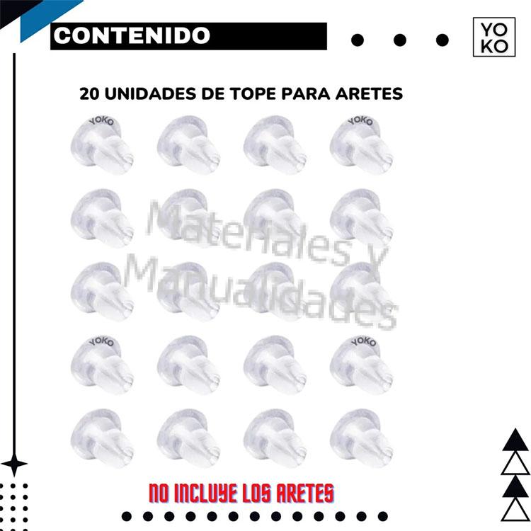 Topes Silicona Mariposas Tapón Para Aretes