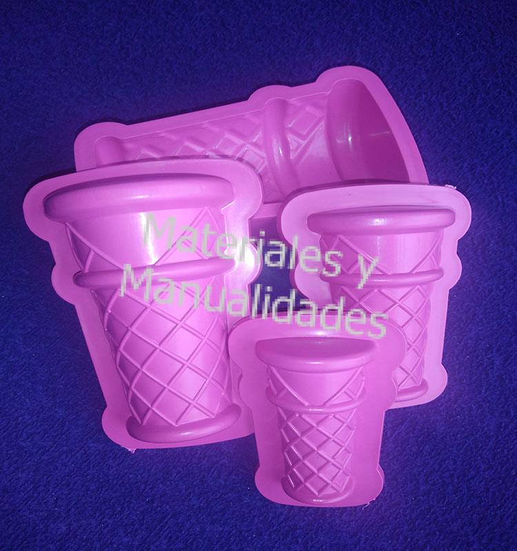 Molde para Fomy conos sorbete o barquillo de galleta para foamy fomi 