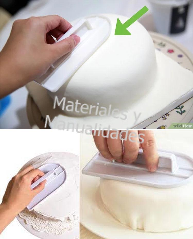 espatula plasticas para alisar fondant tortas pastel