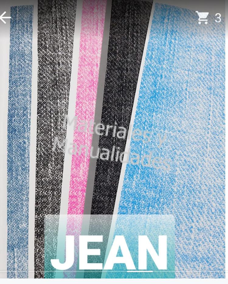 Fomi estampados tipo tela jean