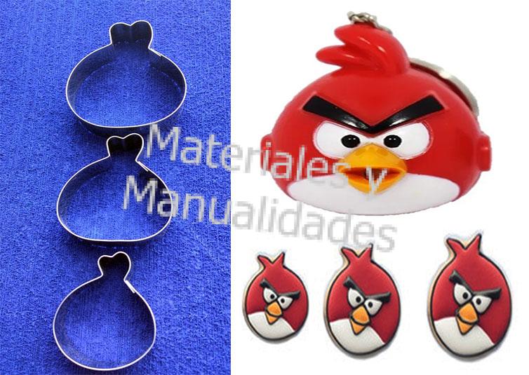 Cortador de galleta angry birds 