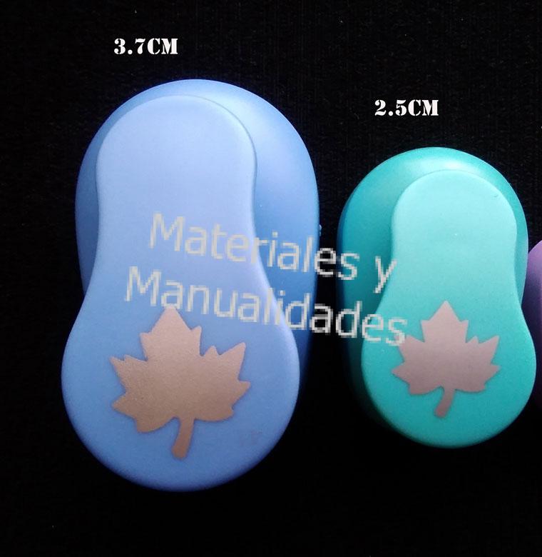 Perforadoras Frizadoras para foamy papel Hojas de Arce Navidad