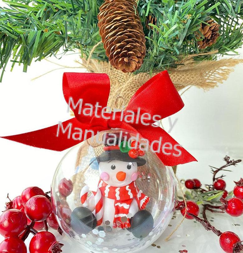 Esferas burbujas para navidad recordatorios y artesanías o manualidad