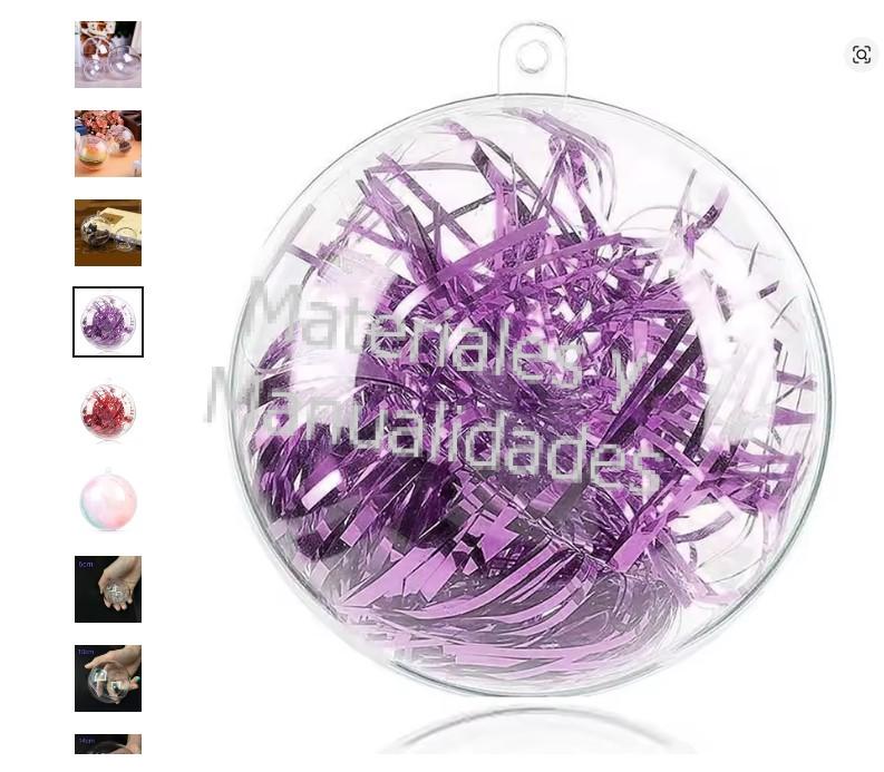 burbujas plasticas Esferas acrilicas rellenables para decorar fiestas