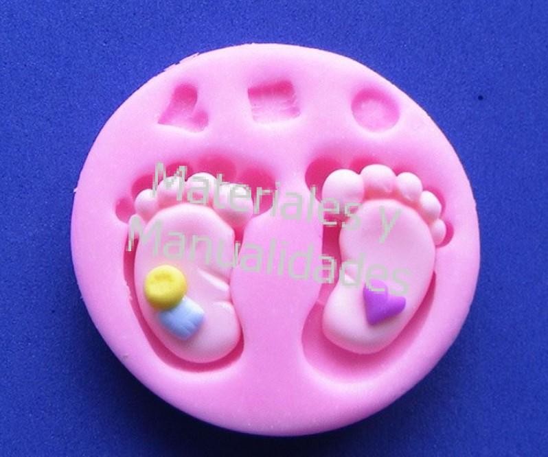 Molde en silicona para recordatorios de bebe nacimientos baby shower