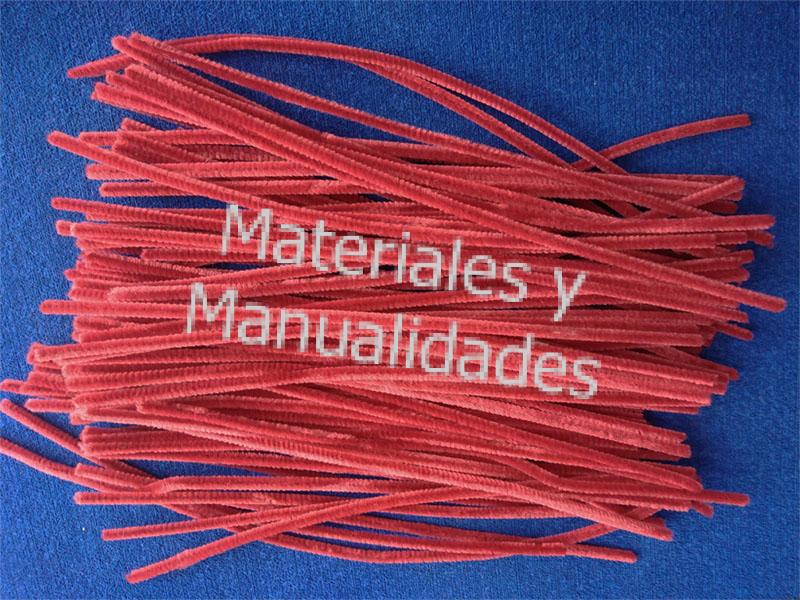 Alambre gamuzado Limpia pipas para flores Chelines Gamuzados Verde pastel