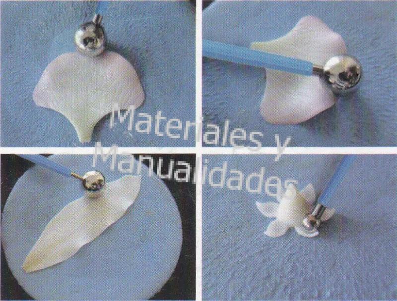 Bolillos metalicos para decoracion flores de fondant repujar o texturizar,tarjeteria