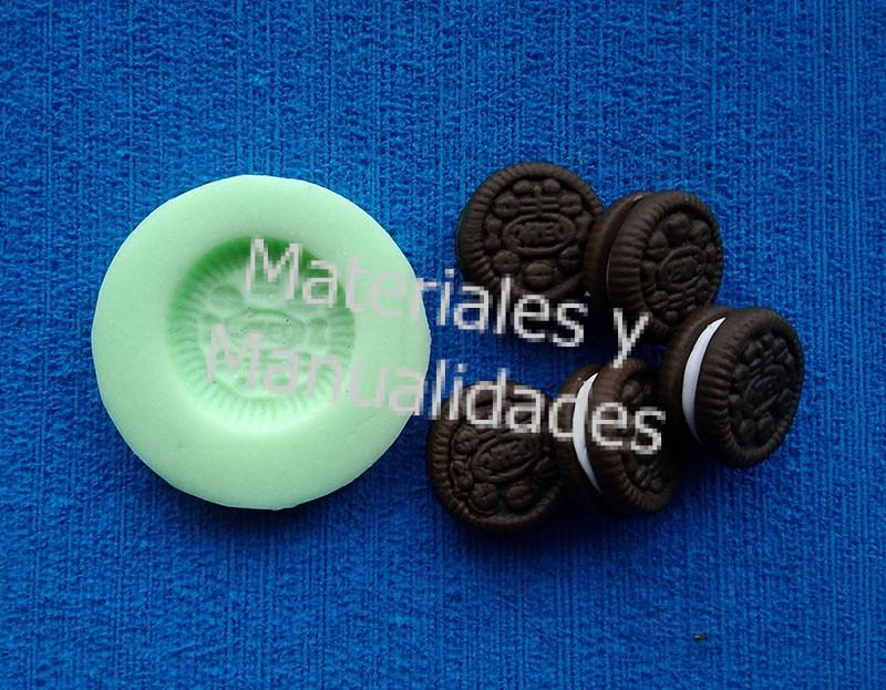 Molde en silicona galleta oreo Goma 