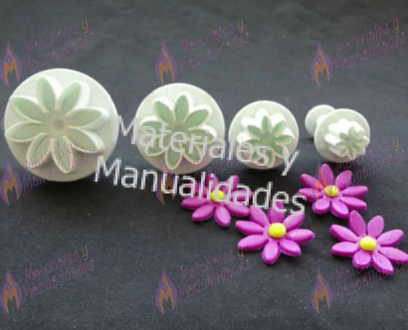 set molde margaritas para decorar tortas