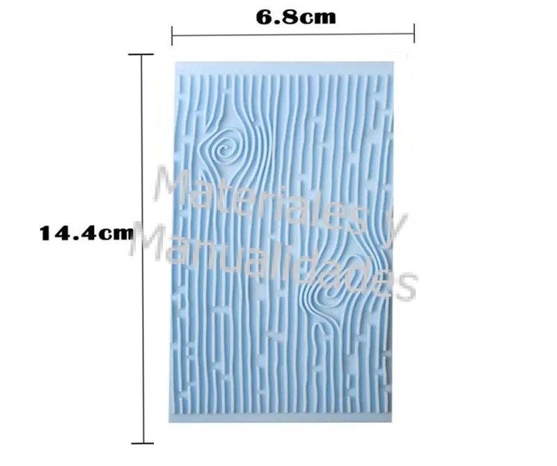 Molde Plantilla Molde en silicona forma de tronco corteza de madera