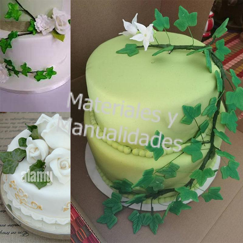 Cortador de enredadera para decorar pastel tortas floristeria con porcelanicron 