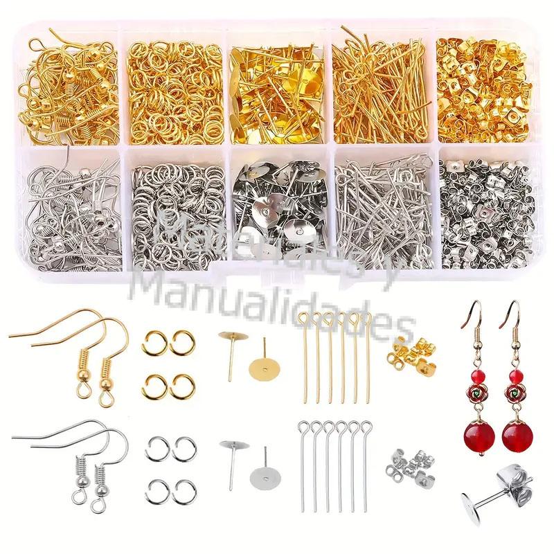 herrajes para bisuterria de fantasia aretes ganchos argollas