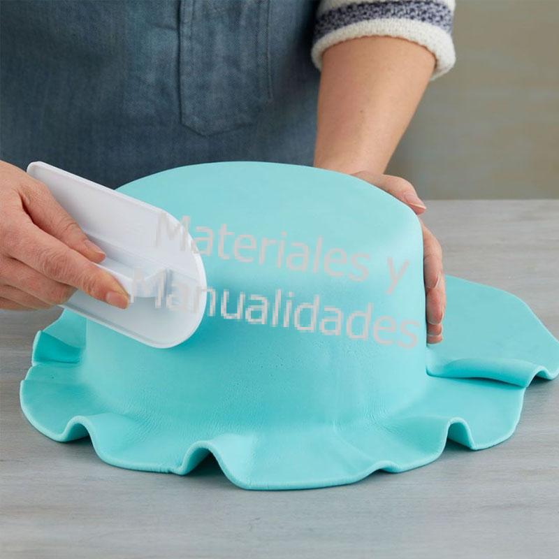 Espátula alisadora para masa de fondant pasta flexible o llana plástica