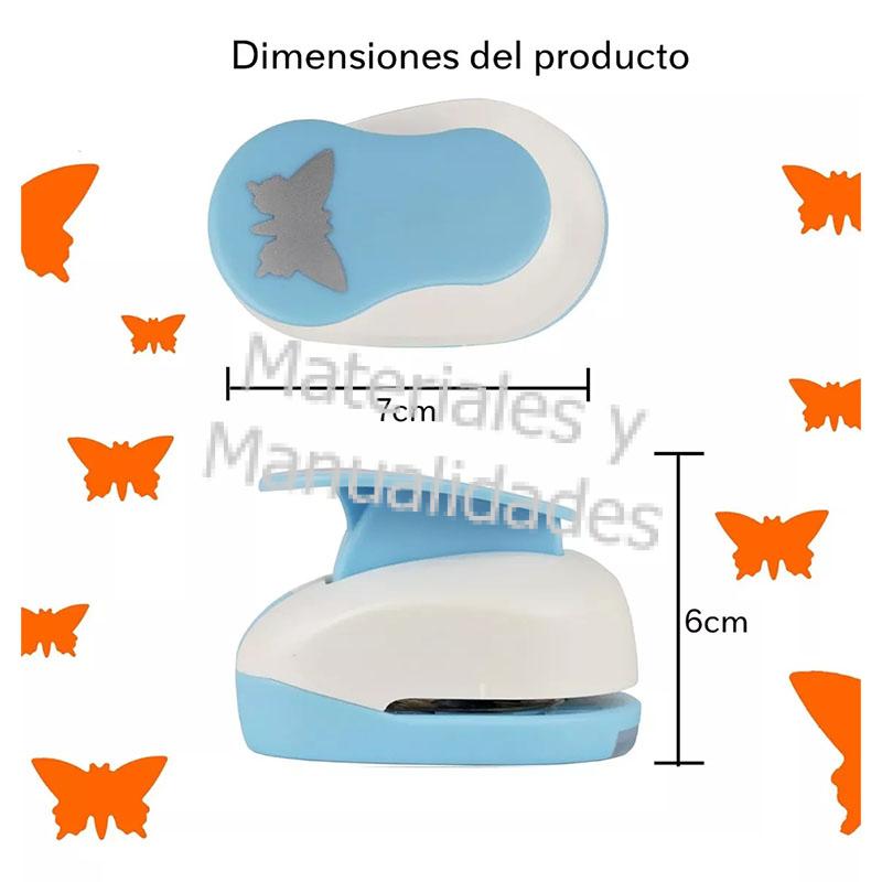 perforadora goma eva mariposa tarjetas manualidades