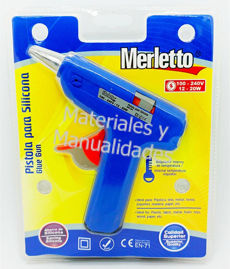 Pistola para silicona MERLETTO mediano insumos y Papelería