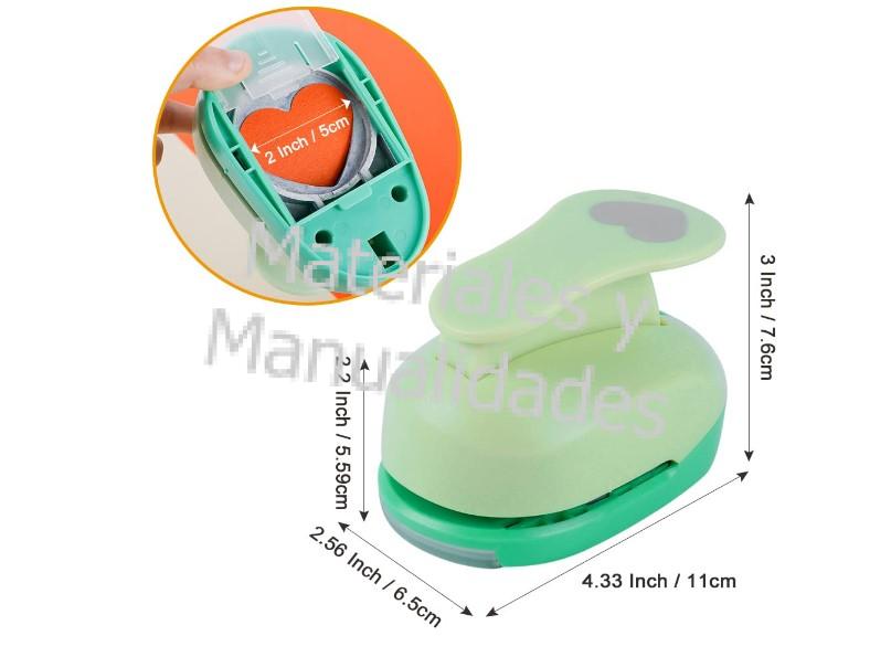 Perforadora corazon 2pulgadas troquel o cutter 