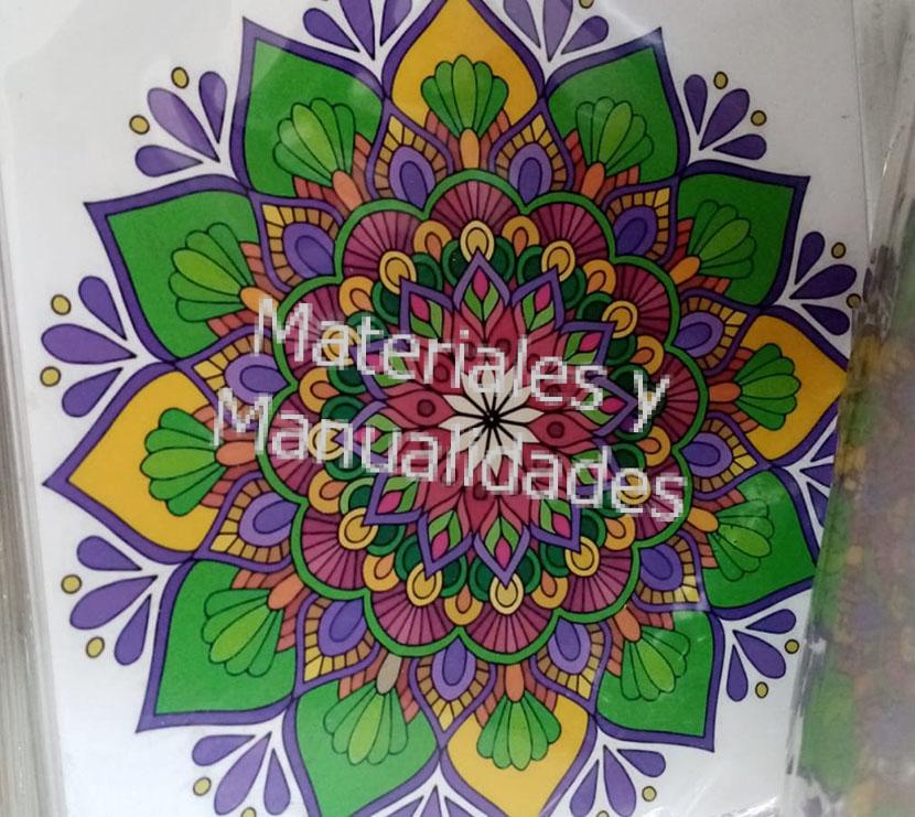 Mandala adhesivas para decorar manualidades