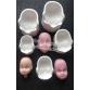 Molde Plástico Cara rostro unisex para muñecos en fimo fondant y 4