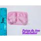 Molde para foamy foami patas de aves pollito pato pets animales  4