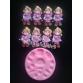 Molde Siliconado princesa báculo estrella para fondant y pasta 2