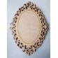 Tabla de madera mdf ovalada para marcos adornos y decoración 16c 4