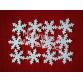 Set 16 Apliques estrella copo de nieve 2.5cm para decoración nav 4