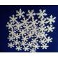 Set 16 Apliques estrella copo de nieve 2.5cm para decoración nav 2