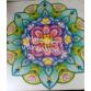 Mandala Lámina Adhesiva de 16cm sticker para manualidades 2