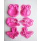 Molde Para Foami animales libélula caracol mariquita X3 2