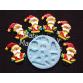 Molde En Silicona Santa Claus gorro rojo Papa Noel Para Decoraci 4