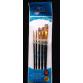 Set pinceles Unicolor artísticos surtidos plano angular delinead 4