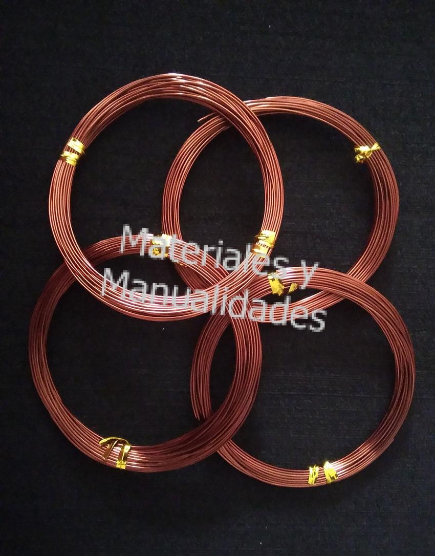 alambre flexible para manualidades color dorado