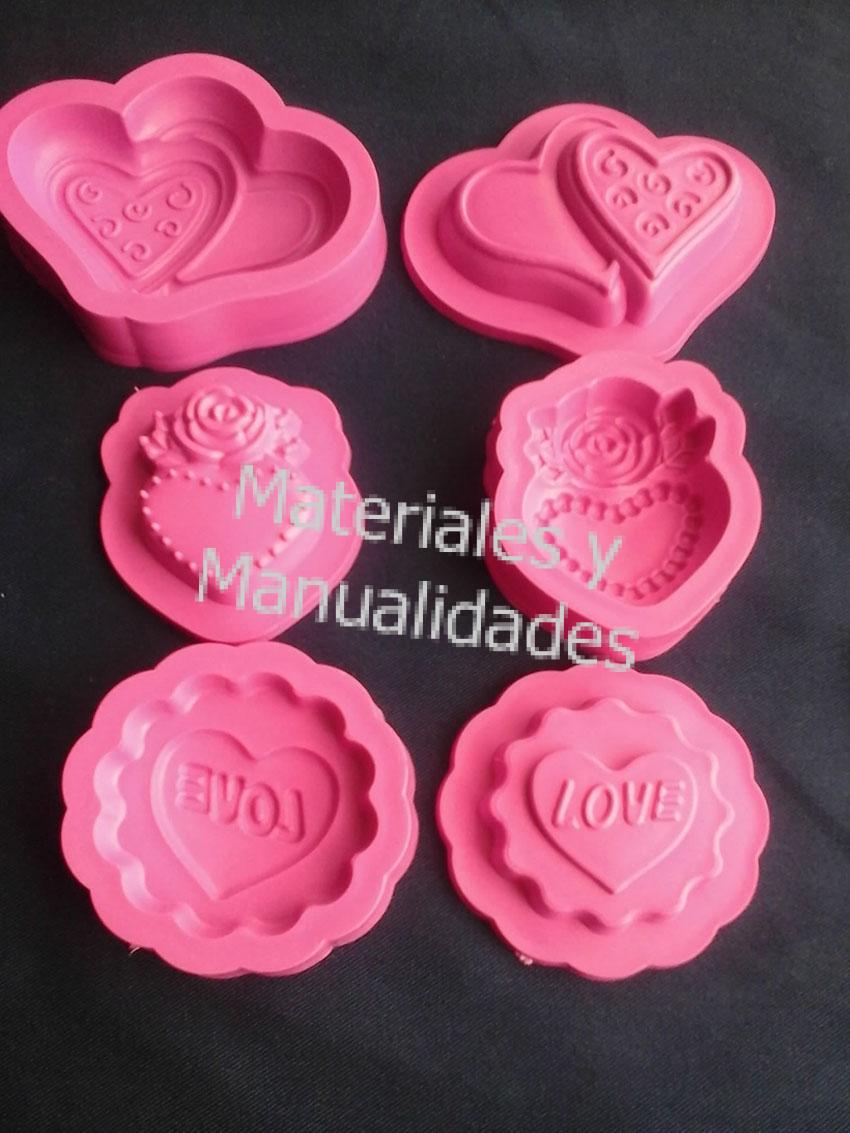 MOLDE PARA GOMA EVA CORAZON BOTON PARA DECORAR FOMI O PASTA FRIA