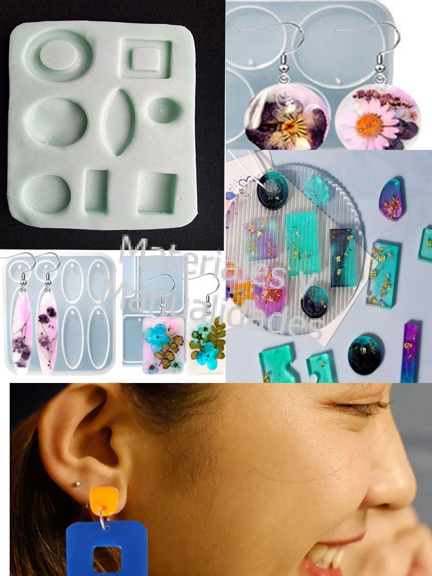 Caracterizar Compulsión Repulsión MOLDES SILCIONA PARA RESINA EPOXICA PARA JOPYERIA ARTESANAL GEMAS PIEDRAS  ARETES PENDIENTES DIJES, MATERIALES PARA MANUALIDADES EN MASA FLEXIBLE  FOAMY GOMA EVA PASTILLAJE Y DECORACIÓN DE TORTAS