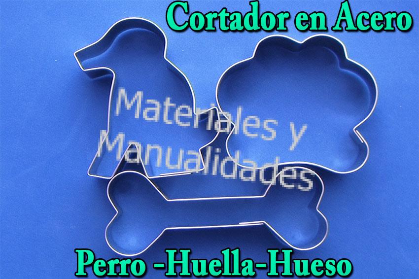 cortador de galletas infantles formas de mascotas  huella y hueso