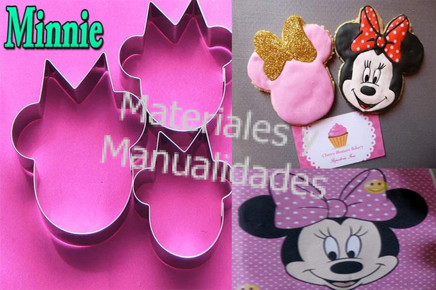 Molde en Acero Inoxidable Cortador cara de Minnie Disney