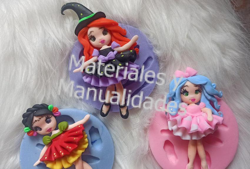 Molde en silicona para muñecas en pasta fria